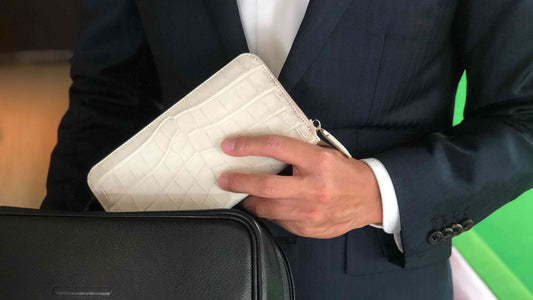 クロコダイル革|ラウンドファスナー長財布|ヒマラヤ|First Reach