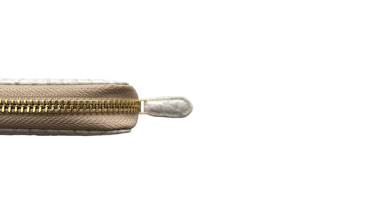 ヒマラヤクロコダイル革のジップウォレット|ミニ財布